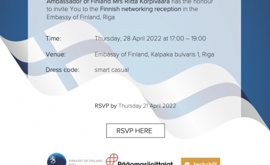 Finnish networking reception in collaboration with TechChil